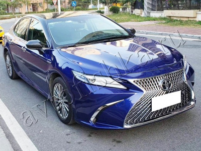 Toyota Camry V70 (17-н.в.) передний бампер в стиле LEXUS