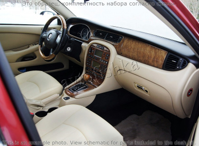 Декоративные накладки салона Jaguar X-Type 2003-н.в.