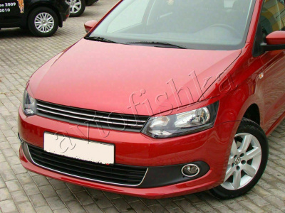 Volkswagen Polo sedan (10 – н.в.) реснички (накладки) на фары