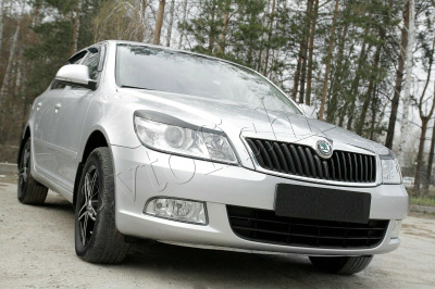 Skoda Octavia 2 (08 – 13) реснички на фары